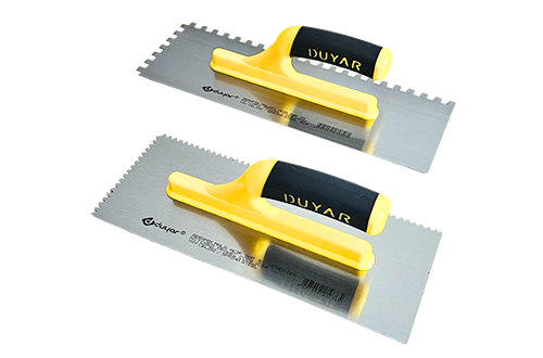 DYR - Seramik Malası Açık Plastik Sap Kare Diş Ölçü : 6x6 - 40 cm