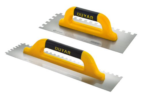 DYR - Seramik Malası Kapalı Plastik Sap Kare Diş Ölçü : 20x20 - 30 cm