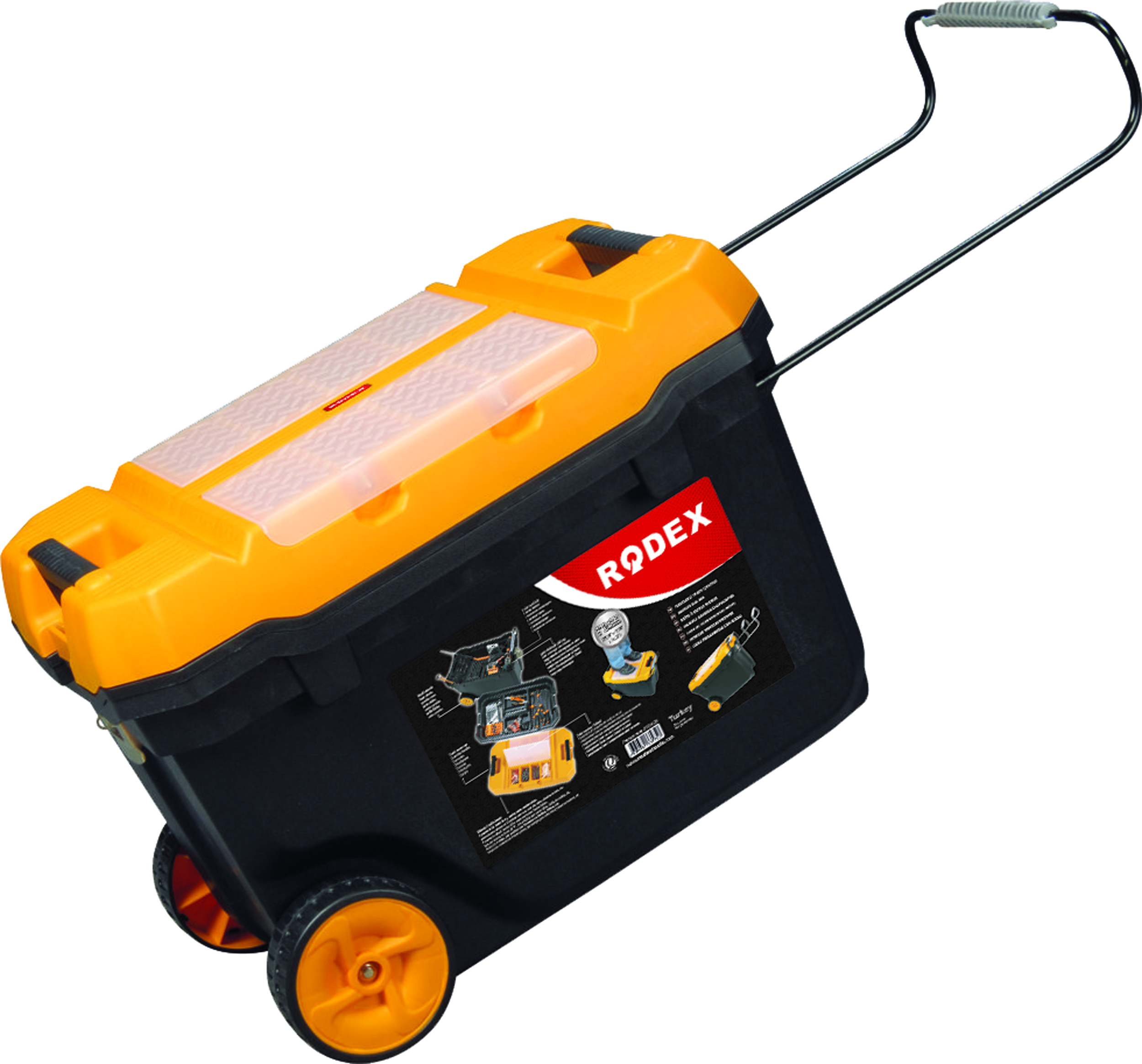 Rodex Tekerlekli Takım Çantası Metal Kilitli Ölçü: 380x595x420 mm