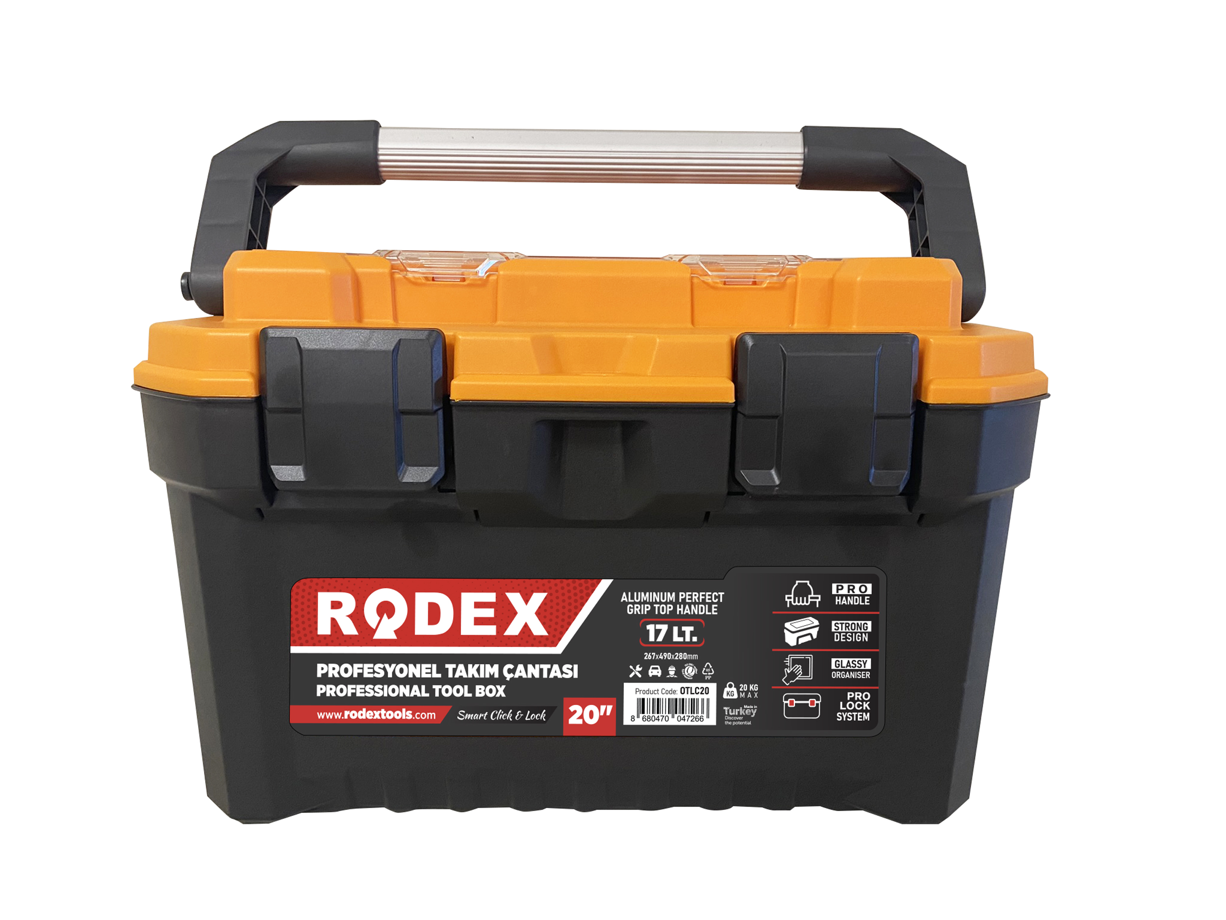 Rodex Alüminyum Saplı Takım Çantası Ölçü: 20"