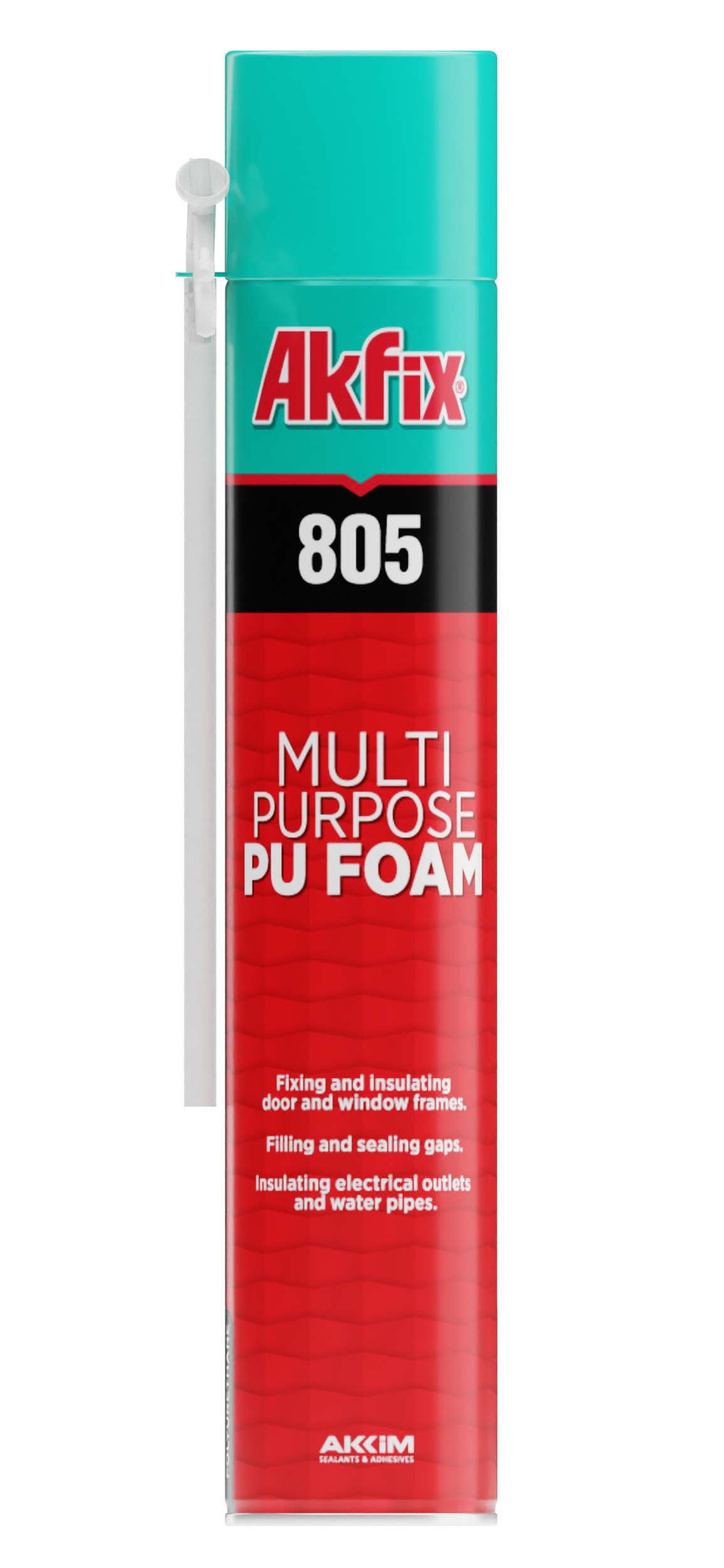 Akfix 805 Genel Amaçlı Pu Köpük Hacmi: 750 ml / 850 gr