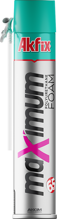 Akfix Maximum Pu Köpük Hacmi: 850 ml / 1000 gr