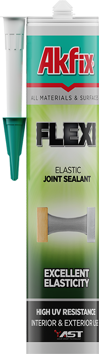 Akfix FLEXI ELASTİK MASTİK Hacmi: 290 ml - Beyaz