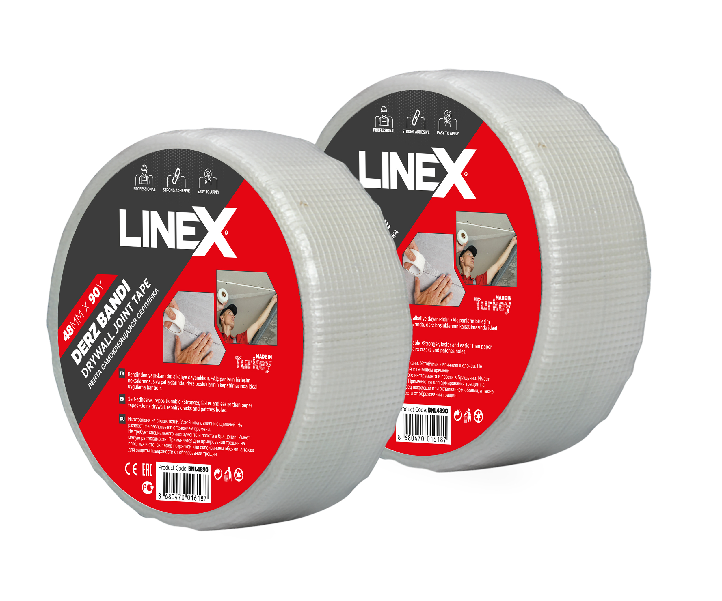 Linex Derz Bantı Ölçü : 48 mm x 100Y
