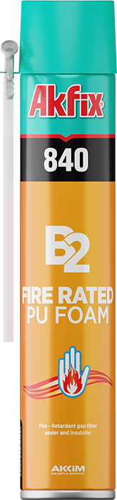 Akfix Yangına Dayanıklı B2 Pu Köpük Hacmi: 750 ml / 850 gr