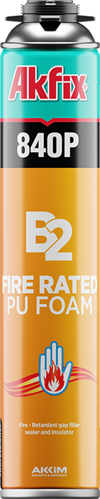 Akfix Yangına Dayanıklı B2 Pu Köpük Hacmi: 750 ml / 850 gr