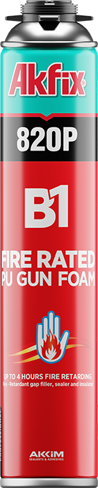 Akfix Yangına Dayanıklı B1 Pu Köpük Hacmi: 750 ml / 850 gr