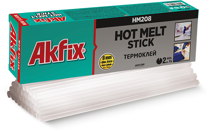 Akfix HM208 Mum Silikon Yapıştırıcı Ölçü : 12mm x 300mm