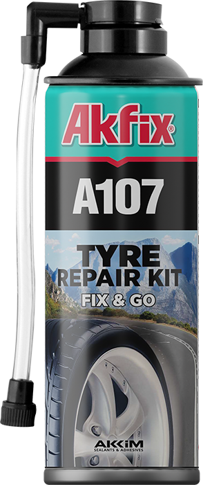 Akfix A107 Oto Lastik Tamir Etme-Şişirme Spreyi Hacmi 300 ml
