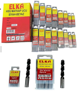 Elka Hss Matkap Ucu Siyah/Beyaz 7MM