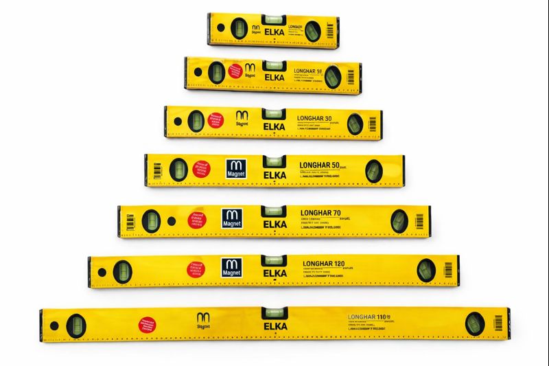 Elka Mıknatıslı Sarı Renk Su Terazisi 80CM