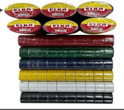 Elka Taiwan Model P.V.C Elektrik Bandı 0.13MMx19MMx10Y Yeşil