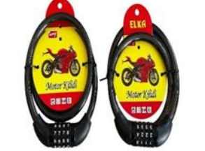 Elka Şifreli Bisiklet Kilidi 12x80CM