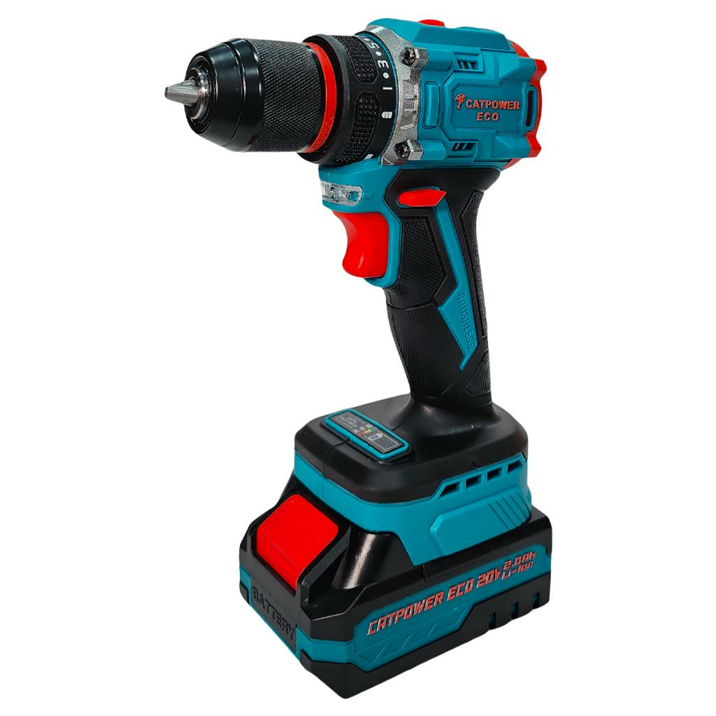 CATPOWER E1010 Kömürsüz Akülü Vidalama 10mm 20V Li-ion 2.0Ah