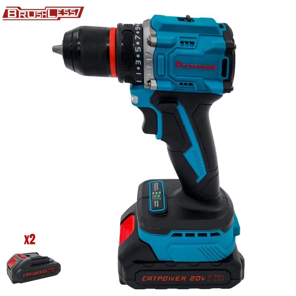 CATPOWER 1515 Kömürsüz Akülü Vidalama 20V Li-ion 2.0Ah