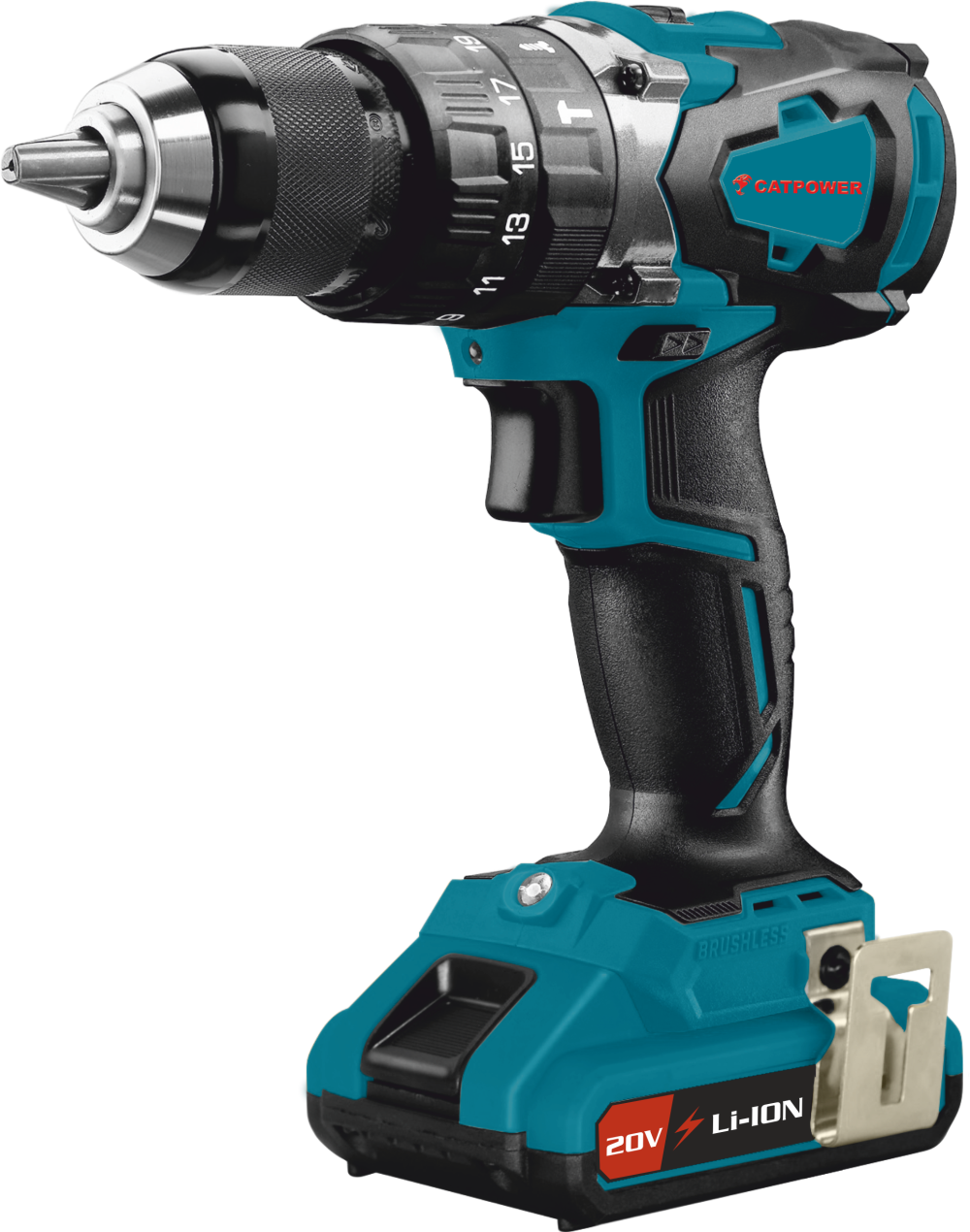 CATPOWER 4110 Kömürsüz Akülü Darbeli Vidala5m5 aNm20V Li-ion 2.0Ah