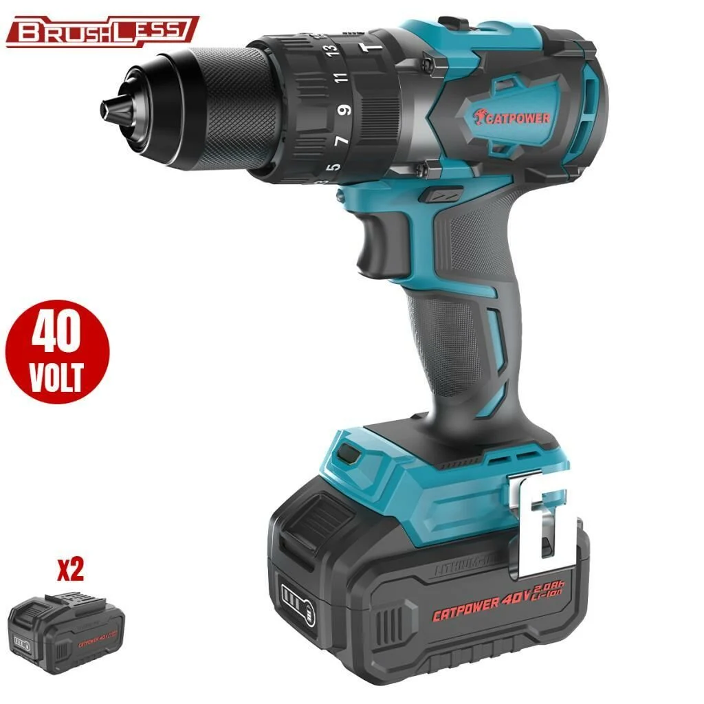 CATPOWER 4410 Kömürsüz Akülü Darbeli Vidalama 90 Nm 40V Li-ion 2.0A