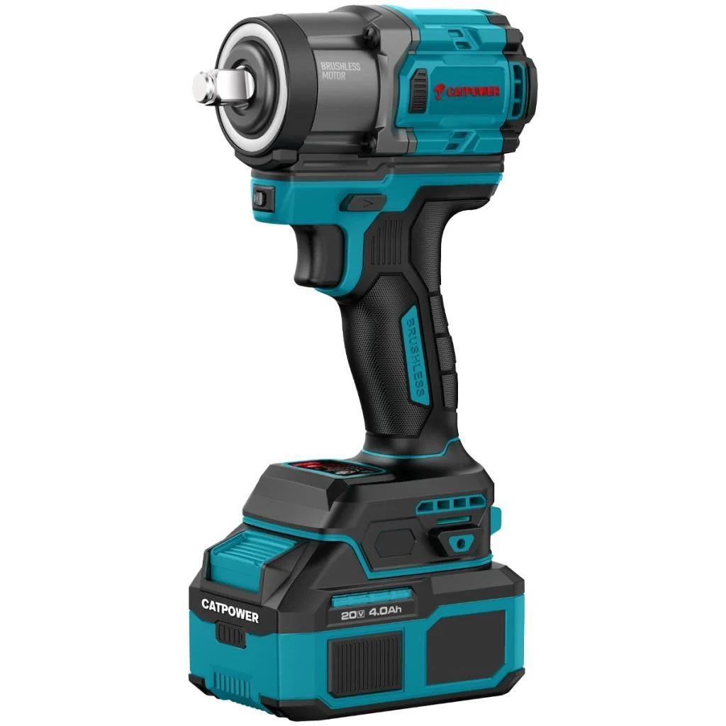 CATPOWER 4227 Kömürsüz Akülü Somun Sıkma 1/2” 800Nm 20V Li-ion 4.0Ah