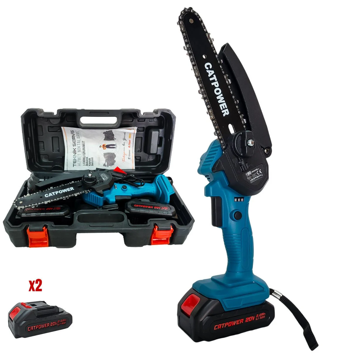 CATPOWER 1330 Akülü Dal Kesme 15 cm 20V Li-ion 2.0Ah