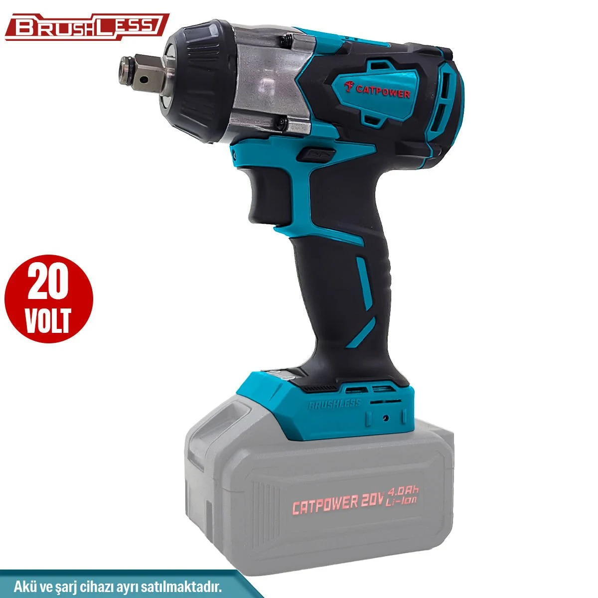 CATPOWER 4126 Akülü Somun Sökme Makinesi Kömürsüz Motor 350NM Tork