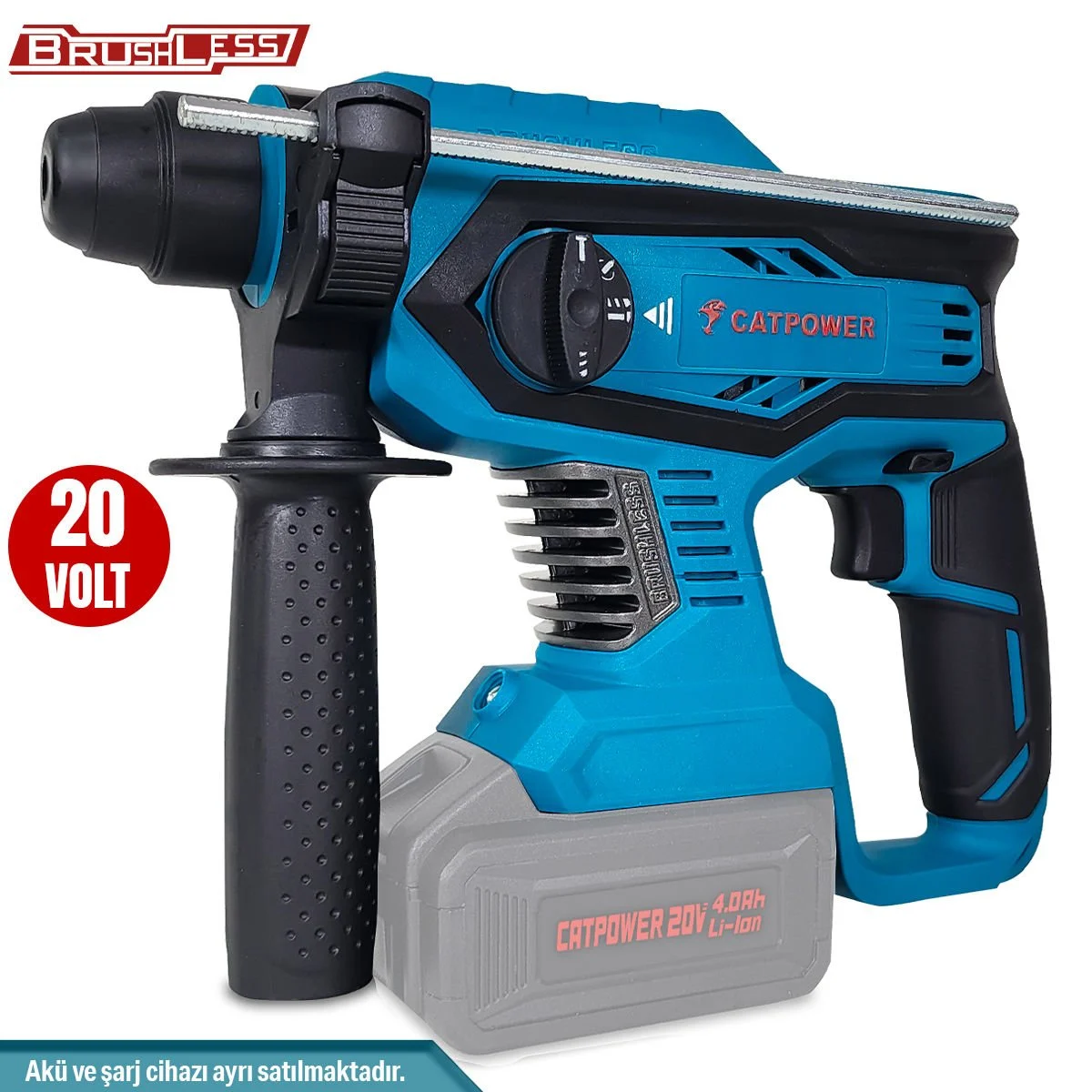 CATPOWER 4125 Akülü Kırıcı Delici Kömürsüz Motor 2.2 Joule