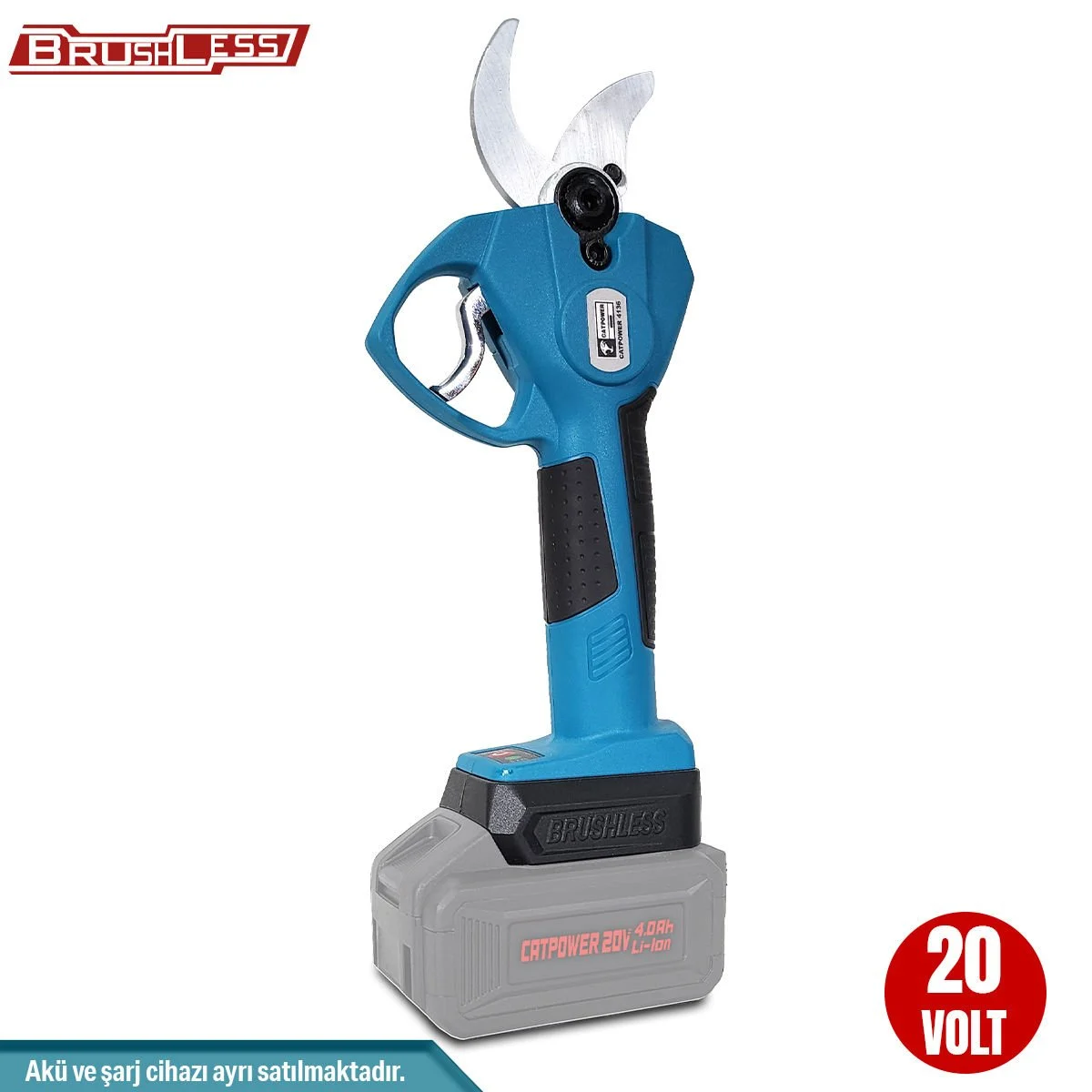 CATPOWER 4136 Akülü Budama Makası Kömürsüz Motor