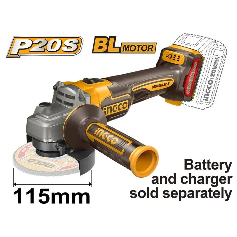 INGCO CAGLI21154 Li-ion Akülü Avuç Taşlama