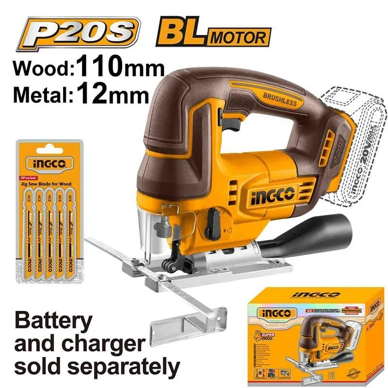 INGCO CJSLI1008 Li-ion Kömürsüz Akülü Dekupaj 20V