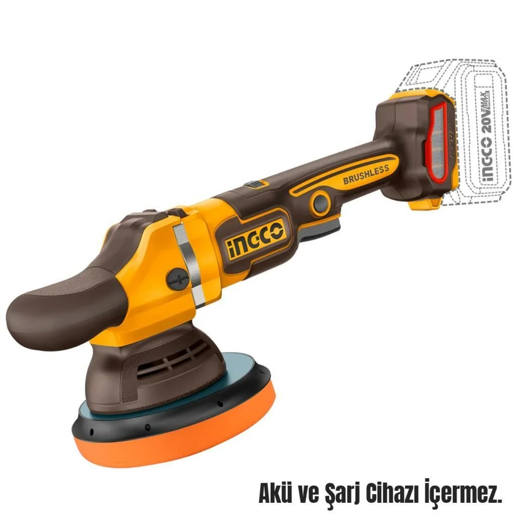 INGCO APLI2005 Kömürsüz Li-ion Akülü Polisaj 150mm 20V 2.0 Ah