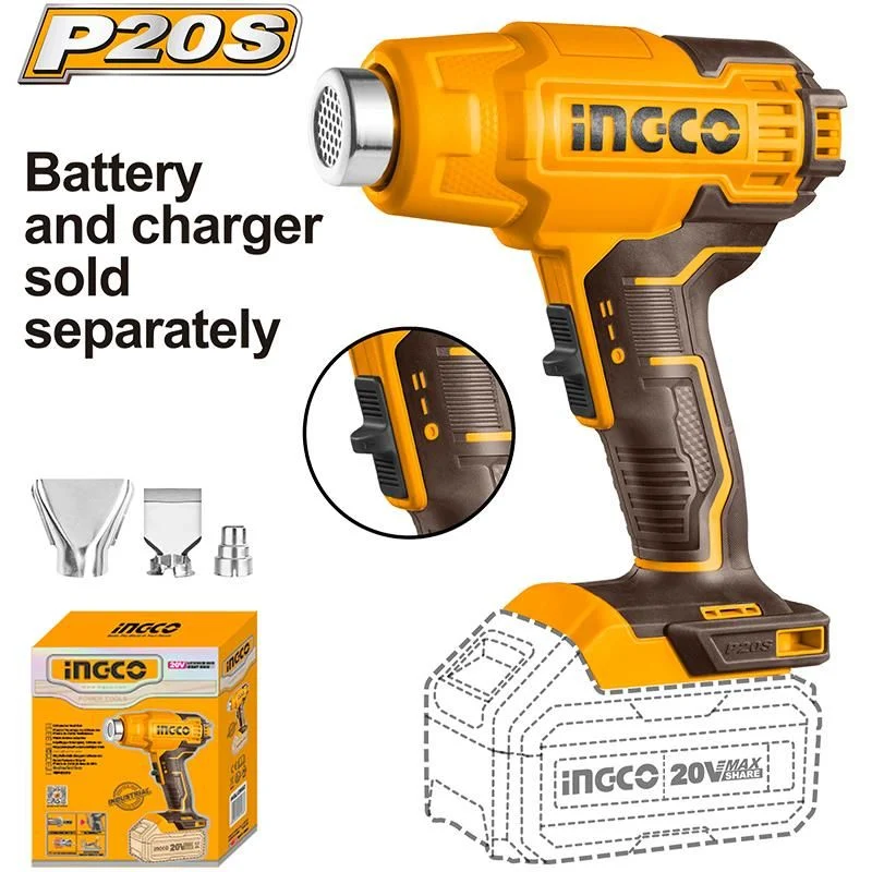 INGCO HGLI2002 Li-ion Akülü Sıcak Hava Tabancası