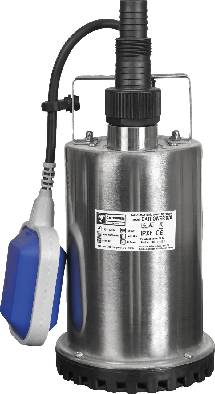 CATPOWER 670 DALGIÇ POMPA TEMİZ SU PASLANMAZ GÖVDE