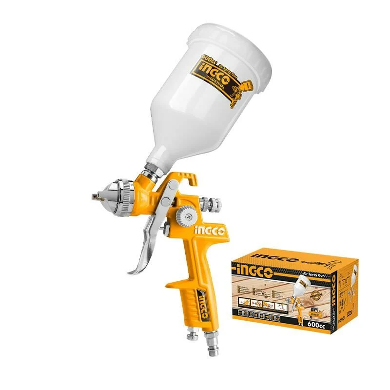 INGCO ASG1061 Boya Tabancası HVLP 600CC Üstten Depo